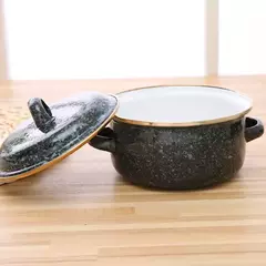 Conjunto de panelas antiaderentes para cozinha, utensílios de cozinha, panelas e panelas, esmalte esmaltado, Morningel, 5PCs por conjunto - comprar online