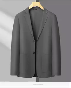 Blazer de seda gelo masculino, plus size, leve, casual, desgaste de negócios, tamanho grande, verão, primavera, 7XL, 8XL - loja online