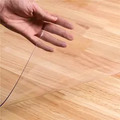 Imagem do Toalha De Mesa De PVC Transparente Com Espessura, Resistente Ao Calor, Impermeável, Resistente A Óleo, Esteira De Mesa De Jantar, 1Pc