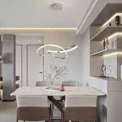 Dia540mm moderno led pingente lustre lâmpada 90-265v suspensão pendurado luzes do candelabro para sala de jantar cozinha bar loja - loja online
