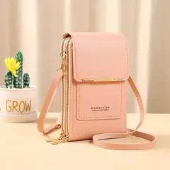 Buylor-Bolsa de couro feminina, tela sensível ao toque, bolsa para celular, bolsa de ombro pequena, macia, feminina, barata, transversal na internet