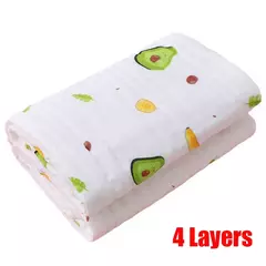 Toalha de banho do bebê menino menina 100% algodão toalha de bebê cobertor para o bebê recém-nascido roupão 6 camadas gaze toalha infantil swaddle - loja online