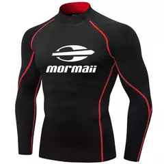 Proteção UV dos homens Natação T-Shirt, Rash Guard, Manga Comprida, Surf, Sw - comprar online