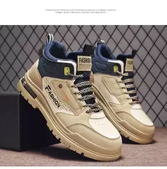 Tênis casual vulcanizado masculino, sola macia, tênis esportivo para caminhada, ao ar livre, masculino, outono - Wolf Magazine