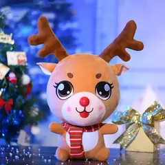 Lovely Christmas Stuffed Doll for Kids, Papai Noel, Elk, Snowman, Plush Decor Toys, Decoração para casa, PP Cotton, Festival Gifts - comprar online