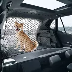 Cerca de porta-malas de carro, rede protetora de isolamento para cães de estimação, resistente, durável, elástica, cerca de segurança para animais de estimação para qualquer veículo - comprar online