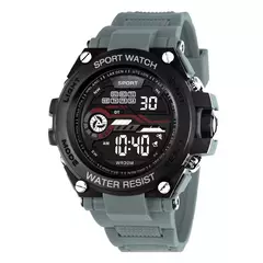 YIKAZE-Relógio esportivo à prova d'água masculino, relógios LED multifuncionais, relógio militar digital, despertador eletrônico - comprar online