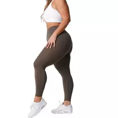 NVGTN Sólida Sem Costura Leggings Mulheres Soft Workout Tights Fitness Outfits Yoga Calças Alta Waisted Gym Wear Spandex Leggings - comprar online