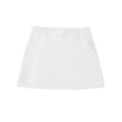 Willshela-Mini saia feminina monocromática com zíper traseiro A-Line, cintura alta, saias chiques femininas, moda vintage - Wolf Magazine