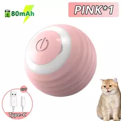 2 pçs gato bola interativa interior rolamento automático bola mágica inteligente gato brinquedos eletrônico interativo gato brinquedo gato jogo acessórios - Wolf Magazine