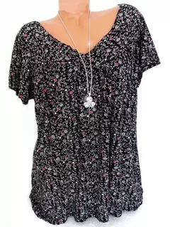 Camiseta comprida sem mangas solta feminina, pijamas com decote em v, tops femininos, moda estampada floral, colete casual sexy, camiseta de verão - Wolf Magazine