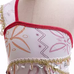 Imagem do Meninas novo filme moana 2 vestido festa de halloween aventura traje menina princesa roupas extravagantes crianças vaiana pet porco outfit