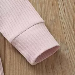 Romper de manga comprida unissex para bebê recém-nascido, cor sólida, roupas de algodão infantil, 3-18 meses, verão