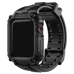 Imagem do Silicone Apple Watch Band and Case, Strap para Apple Watch Ultra 2 Series 9 8 7 6 SE, Bumper Case, Screen Protector, 40mm, 41mm, 44mm, 45mm, 49mm