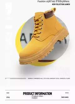 Bota de camurça vintage masculina, botas de combate com renda, sapatos de lazer quentes ao ar livre, moda outono e inverno - loja online