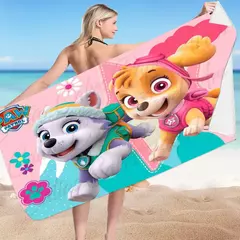 Anime Paw Patrol Toalha De Praia Cartoon Chase Toalhas De Verão Banheiro Toalha De Banho Natação Toalhas De Natal Viagem Toalha De Praia Secagem Rápida - comprar online
