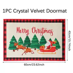 Tapete ao ar livre da porta do Natal, tapete de Papai Noel, casar decorações do Natal para a casa, ornamento do Xmas, presentes do ano novo, 2025, 2025 - comprar online