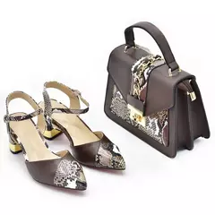 Conjunto italiano de sapatos e sacos para mulheres, sapatos luxuosos, saltos altos para senhoras, designers nigerianas, bombas de festa, sexy, 2022 - Wolf Magazine