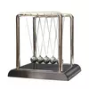 Newton's Cradle Metal Pêndulo, Educacional Física Brinquedo, Square Design, Energia Cinética, Escritório Stress Reliever, Ornamento Equilíbrio Bola