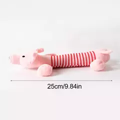 Engraçado animal simulado sem recheio brinquedo do cão com rangidos durável stuffingless pelúcia estridente cão mastigar brinquedo crinkle pet rangido brinquedo - loja online