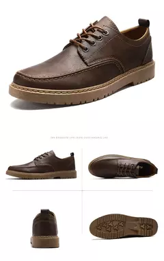 Sapato Oxford casual masculino, sapato de couro masculino, mocassins com renda de luxo, sapato de vestido masculino brogue, moda clássica, 2024