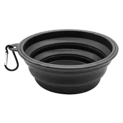 350/600ml dobrável cão animal de estimação tigela de silicone dobrável viagem ao ar livre portátil filhote de cachorro recipiente comida alimentador prato tigela suprimentos para animais de estimação - Wolf Magazine