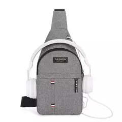 Sacos Crossbody de Nylon impermeáveis, sacos de peito masculino, sacos de transporte de viagem pequena viagem curta, bolsas de cintura casuais