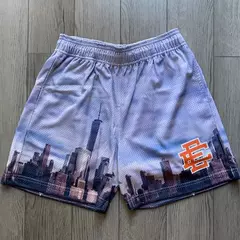 Edalson-shorts estampados florais clássicos para homens, shorts básicos de malha para academia, basquete, praia, novo design de verão - loja online