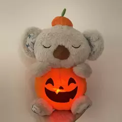 Baby Breath Bear Calmante Otter Plush Toy, Criança Calmante Música, Companheiro do sono, Som e Luz, Presentes de boneca - comprar online