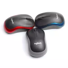 Logitech-m185 mouse sem fio, 2.4 ghz, usb, 1000dpi, 3 botões, silencioso, navegação óptica, para pc/laptop - Wolf Magazine