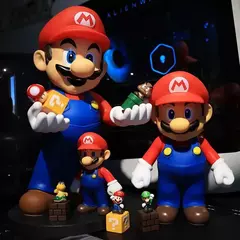 39cm anime super marios série tamanho grande figura de ação brinquedos bowser figuras pvc brinquedo modelo para crianças aniversário presentes colecionáveis