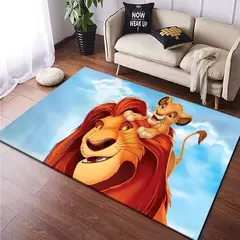 Simba o rei leão simba tapete para crianças, tapete para sala de estar, quarto, sofá, banheiro, 15 tamanhos - Wolf Magazine
