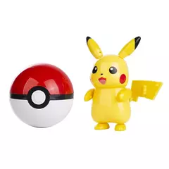 Sobre pokemon anime figura charizard pikachu gyados bolso monstro figura pokeball ação deformação brinquedo modelo crianças presente - comprar online