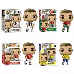 Ronaldo-Action Figure for Kids, Funko Pop, Portugal, Real Madrid, Juventus, Rivor, Manchester United, United, Vinil, Fã, Presentes de sonho, #7 - loja online