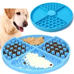 Suprimentos para animais de estimação silicone lambendo esteira gato alimentador lento com ventosa almofada de alimentação lenta cão lambendo almofada utensílios de alívio de ansiedade - comprar online