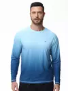Camiseta de praia de manga comprida masculina, T-shirt Rash Guard, secagem rápida, desportiva, pesca, caminhadas, verão, UPF 50 Plus