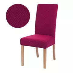 Elastic sala de jantar cadeira cobrir, Slipcover Jacquard grosso, estiramento, cozinha, hotel, banquete de casamento na internet