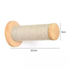 Imagem do Gato montado na parede móveis rede prateleiras de escalada gato arranhando post prateleiras de escada de madeira sisal escada gato escalada quadro
