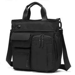 Bolsa de ombro multifuncional para homens, bolsa multifuncional para tablet e documentos, bolsa transversal diagonal, pasta de lazer, nova na internet
