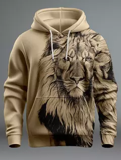Capuz de manga comprida masculino, moletom com capuz, impressão 3D, bolso frontal, streetwear, moda primavera, novo - loja online