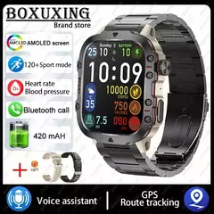 Xiaomi-relógio inteligente militar para homens, IP68, 5ATM, esportes ao ar livre, rastreador de fitness, monitor de saúde, 1,96 ", chamada BT, novo, 2021 - Wolf Magazine