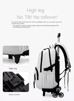 Mochila escolar com rodas para crianças, Mochila rolante para meninos, Mochila de estudante, Bagagem de viagem - comprar online