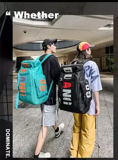 Saco de ginástica esporte impermeável para homens, mochila de viagem grande, skate para ombro, treino crossbody, laptop, seco, molhado, mochilas escolares - Wolf Magazine