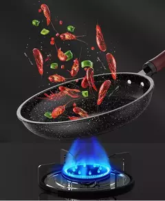 Imagem do Frigideira Antiaderente, Wok Pan, Panqueca com Tampa, Fogão a Gás de Indução
