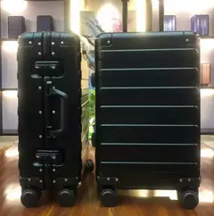 Imagem do Mala De Carrinho De Alumínio Completo, Mala Anti-Roubo, De Grande Capacidade, Durável TSA Bloqueio, Conjunto De Bagagem De Viagem Para O Exterior