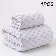 Toalha de cara coral listrada engroçada macia do velo, toalha de banheiro do microfiber, água-absorvente, não fácil de verter na internet