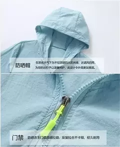 Casaco protetor solar com capuz feminino, roupa com protetor solar ao ar livre, à prova de ultravioleta, casaco fino respirável, curto corta-vento feminino, verão, novo, 2022 - Wolf Magazine