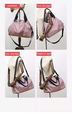 Sacos impermeáveis de grande capacidade para mulheres, viagem duffle, pacote de fim de semana, ioga, ginásio, natação, ao ar livre, esportes, multifunções, mão