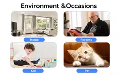 Jooan 1080p wifi câmera ip ao ar livre cctv câmera de vigilância 5x zoom digital cor noite mini câmera segurança casa monitor do bebê - comprar online