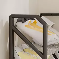 Imagem do Criativo Home Shoe Cabinet, 3 Camada De Armazenamento Rack, Montagem Porta Do Quarto, Caixa De Sapato, Classificação E Armazenamento Rack, Produtos Domésticos